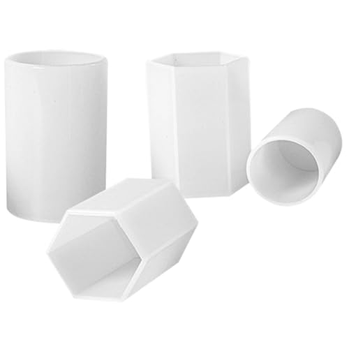 DECOMELODY 4 Stück Teiliges Flexibles Silikon Kerzenform DIY Sechseckige und Runde Kerzengießformen für Anfänger Leicht zu Bedienen für Duftkerzen Selbermachen DECOMELODY 4 Stück Teiliges Flexibles Silikon Kerzenform DIY Sechseckige und Runde Kerzengießformen für Anfänger Leicht zu Bedienen für Duftkerzen Selbermachen von DECOMELODY