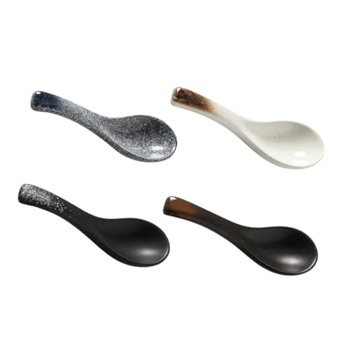 DECOMELODY 4 Stück Teiliges Keramiklöffel Retro Stil Glatte Oberfläche Leichte Suppen und Reislöffel für Küche Robustes Porzellan Vielseitig für Suppe Brei Reis Langlebig und Angenehm DECOMELODY 4 Stück Teiliges Keramiklöffel Retro Stil Glatte Oberfläche Leichte Suppen und Reislöffel für Küche Robustes Porzellan Vielseitig für Suppe Brei Reis Langlebig und Angenehm von DECOMELODY
