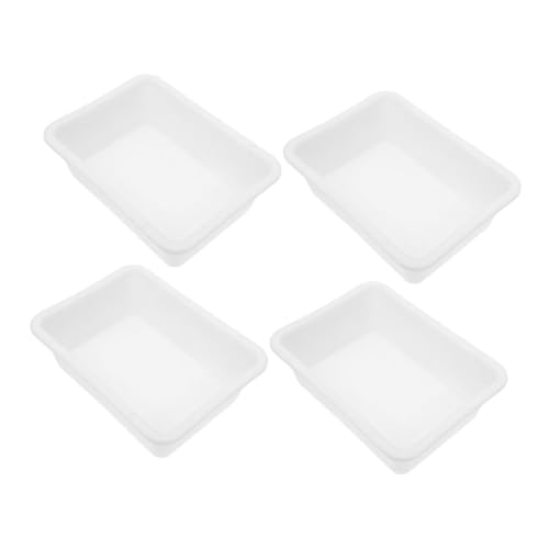 DECOMELODY 4 Stück Teiliges Kunststoff Labor Tablett Rechteckiges Lab Storage Tray mit Auslaufsicherer Chemikalienaufnahme Vielseitig Einsetzbar für Experimente und Labororganisation DECOMELODY 4 Stück Teiliges Kunststoff Labor Tablett Rechteckiges Lab Storage Tray mit Auslaufsicherer Chemikalienaufnahme Vielseitig Einsetzbar für Experimente und Labororganisation von DECOMELODY