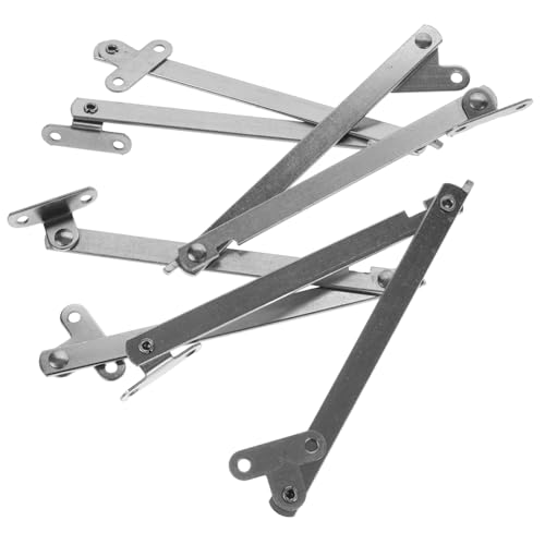 DECOMELODY 4 Stück Teiliges Metall Klappstützscharnierset Verstärkte Schranktürstütze Langlebige Beschläge für Küchen und Möbeltüren Stabile Faltbare Halterung Einfache Montage Robustes DECOMELODY 4 Stück Teiliges Metall Klappstützscharnierset Verstärkte Schranktürstütze Langlebige Beschläge für Küchen und Möbeltüren Stabile Faltbare Halterung Einfache Montage Robustes von DECOMELODY