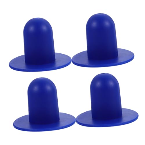 DECOMELODY 4 Stück Teiliges Pool Zubehör PVC Stopfen Kompatibel mit Intex Pools Robuste Filterpumpen Abdeckungen Wasserdichte Langlebige Verschlussstopfen für Schwimmbecken Blau Winterfest von DECOMELODY