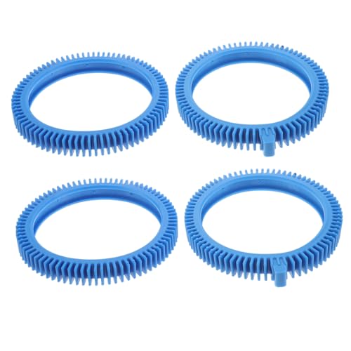 DECOMELODY 4 Stück Teiliges Pool-reinigungsmaschinen Reifen aus Flexiblem PVC Front Heckseitige Ersatzräder mit Struktur Einfache Befestigung Verbesserte Traktion für Effiziente Poolreinigung DECOMELODY 4 Stück Teiliges Pool-reinigungsmaschinen Reifen aus Flexiblem PVC Front Heckseitige Ersatzräder mit Struktur Einfache Befestigung Verbesserte Traktion für Effiziente Poolreinigung von DECOMELODY