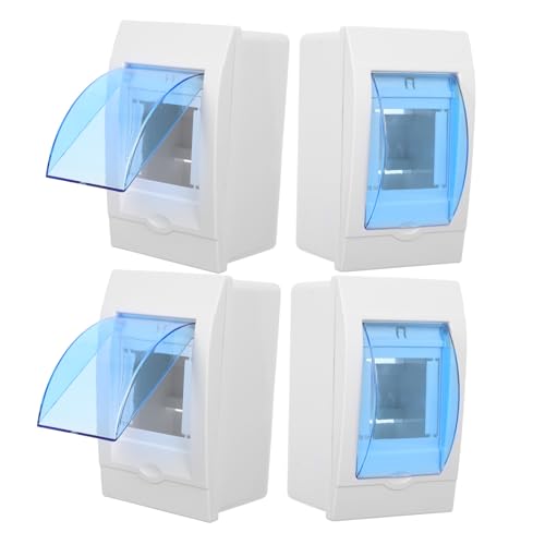DECOMELODY 4 Stück Teiliges Power Distribution Box mit Transparentem Deckel Stromkreise Verteilerkasten für Innenverkabelung Robuste Kunststoff-verbindungskästen Einfache Montage für Zuhause DECOMELODY 4 Stück Teiliges Power Distribution Box mit Transparentem Deckel Stromkreise Verteilerkasten für Innenverkabelung Robuste Kunststoff-verbindungskästen Einfache Montage für Zuhause von DECOMELODY