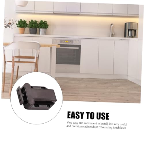 DECOMELODY 4 Stück Teiliges Push to open Kunststoff Türfeder latch Selbstschließend und Kindersicher Stabiler Schranktür Riegel für Schlafzimmer Badezimmerschränke DECOMELODY 4 Stück Teiliges Push to open Kunststoff Türfeder latch Selbstschließend und Kindersicher Stabiler Schranktür Riegel für Schlafzimmer Badezimmerschränke von DECOMELODY