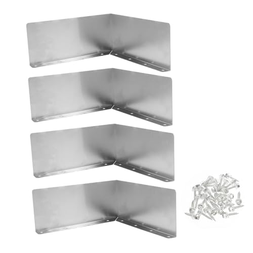 DECOMELODY 4 Stück Teiliges Regenabweiser Langlebigem Aluminium Gebogenes Design für Hausdächer Spritzschutz Dachrinne Schützt vor Wasserschäden Verhindert Wasserspritzer und Schützt DECOMELODY 4 Stück Teiliges Regenabweiser Langlebigem Aluminium Gebogenes Design für Hausdächer Spritzschutz Dachrinne Schützt vor Wasserschäden Verhindert Wasserspritzer und Schützt von DECOMELODY