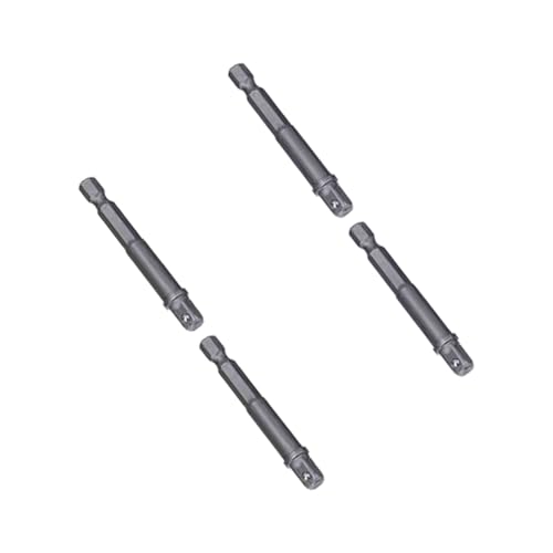 DECOMELODY 4 Stück Teiliges Sechskantgriff Stecknuss Verlängerungsstange mit Lager für Schraubendreher und Elektrowerkzeuge von DECOMELODY