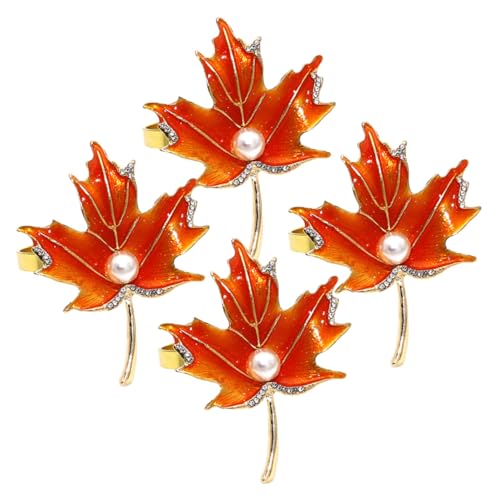 DECOMELODY 4 Stück Teiliges Serviettenringe Metall Ahornblatt Herbst Ernte Motiv Dekorative Serviettenhalter mit Strass und Perlen Robust und Leicht für Thanksgiving Familienfeiern Hochzeiten DECOMELODY 4 Stück Teiliges Serviettenringe Metall Ahornblatt Herbst Ernte Motiv Dekorative Serviettenhalter mit Strass und Perlen Robust und Leicht für Thanksgiving Familienfeiern Hochzeiten von DECOMELODY