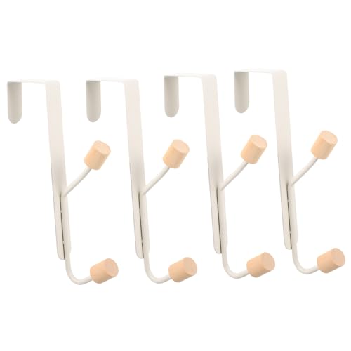 DECOMELODY 4 Stück Teiliges Türhaken Robustem Karbonstahl Doppelte Aufhänger für Praktische Aufbewahrung von Taschen Mänteln und Accessoires Einfache Montage ohne Bohren für Wohn DECOMELODY 4 Stück Teiliges Türhaken Robustem Karbonstahl Doppelte Aufhänger für Praktische Aufbewahrung von Taschen Mänteln und Accessoires Einfache Montage ohne Bohren für Wohn von DECOMELODY