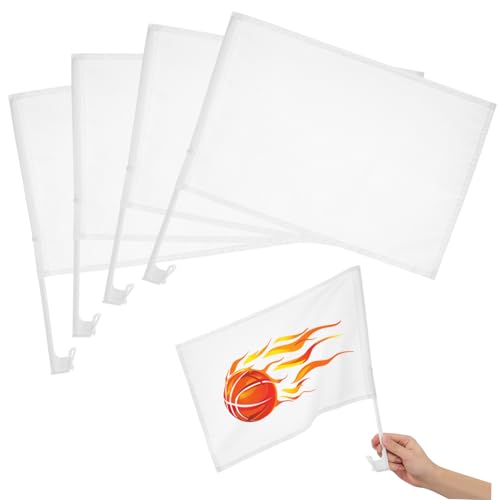 DECOMELODY 4 Stück Teiliges Weiße Handliche Blanko Flaggen mit Stab Leichte Fanfahnen für Sportveranstaltungen Wettbewerbe und Outdoor Feiern Komfortabler Griff Langlebig und Vielseitig DECOMELODY 4 Stück Teiliges Weiße Handliche Blanko Flaggen mit Stab Leichte Fanfahnen für Sportveranstaltungen Wettbewerbe und Outdoor Feiern Komfortabler Griff Langlebig und Vielseitig von DECOMELODY