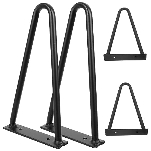 DECOMELODY 4 Stück Tischbeine Haarnadel Möbelbeine Austauschbare Tischfüße für Couchtisch Schreibtisch Beistelltisch Höhenverstellbar Schwarz DECOMELODY 4 Stück Tischbeine Haarnadel Möbelbeine Austauschbare Tischfüße für Couchtisch Schreibtisch Beistelltisch Höhenverstellbar Schwarz von DECOMELODY