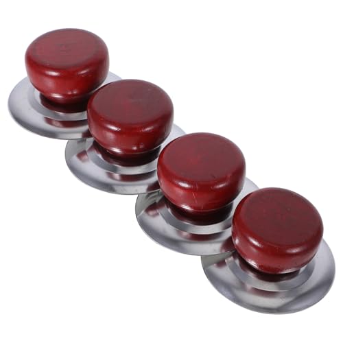 DECOMELODY 4 Stück Topfdeckelgriff Universal Topfgriff Universal Topfdeckelknopf Kochgeschirr Deckelknöpfe Pfannendeckelgriff Topfdeckelknöpfe Hitzebeständiger Topfdeckelknopf Ersatz von DECOMELODY