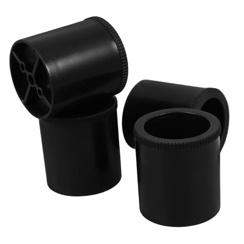DECOMELODY 4stücke Verstellbare Möbelbeine Runde Couchfüße Abs Höhenverstellbar Für Sofas Schränke Und Tische Einfache Und Elegant Schwarz DECOMELODY 4stücke Verstellbare Möbelbeine Runde Couchfüße Abs Höhenverstellbar Für Sofas Schränke Und Tische Einfache Und Elegant Schwarz von DECOMELODY