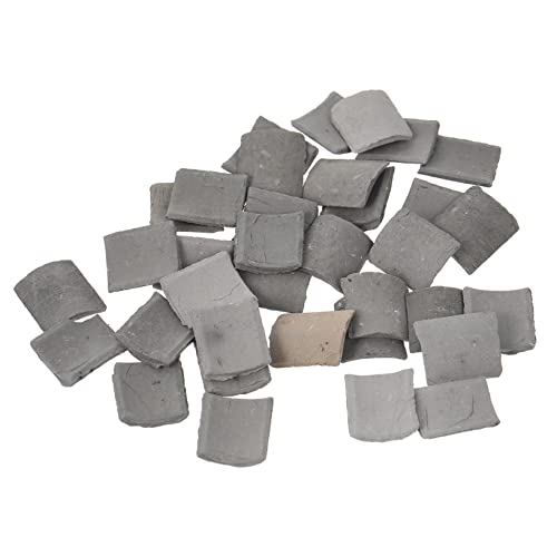 DECOMELODY 40 Stück Teiliges Miniatur Ziegelstein Fein Poliert Sicher für DIY Sandtisch und Modellbau Fördert Kreativität und Fantasie bei Bastelprojekten von DECOMELODY