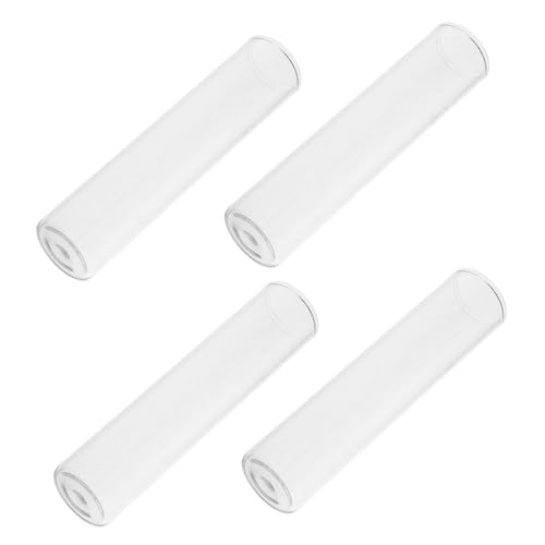 DECOMELODY 4stücke Glasanzuchtröhrchen Für Blumen Hydrokulturvase Reagenzglasvase Blumenröhrchen Glasterrarium Kleine Hydrokulturvase Deko-glasbehälter Tischdekorationsstück DECOMELODY 4stücke Glasanzuchtröhrchen Für Blumen Hydrokulturvase Reagenzglasvase Blumenröhrchen Glasterrarium Kleine Hydrokulturvase Deko-glasbehälter Tischdekorationsstück von DECOMELODY