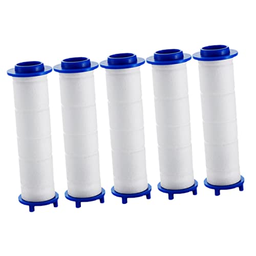 DECOMELODY 5 Stück Ersatzfilter für Duschkopf Hochdruck Wasserfilter zur Effektiven von Duschwasser Installieren Reinigen für Hausgebrauch von DECOMELODY