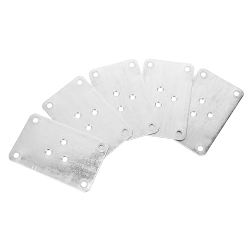 DECOMELODY 5 Stück Möbelbein Verbindungselemente Flache Montagescheiben für Tisch und Sofa Beine zur Reparatur und Stabilisierung von Möbeln Praktische Lösung für DIY Projekte und Wackelige von DECOMELODY