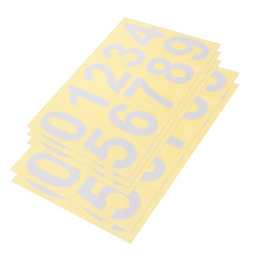 DECOMELODY 5 Stück Reflektierende Zahlenaufkleber Teiliges Selbstklebend Langlebig für Briefkasten Hausnummer Behälter Außen Sichtbar bei Dunkelheit DECOMELODY 5 Stück Reflektierende Zahlenaufkleber Teiliges Selbstklebend Langlebig für Briefkasten Hausnummer Behälter Außen Sichtbar bei Dunkelheit von DECOMELODY