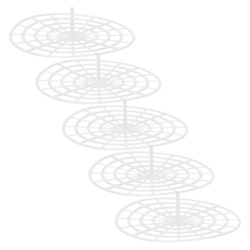 DECOMELODY 5 Stück Teiliges Fermentiergewichte Kimchi Jar Druckplatte mit Sieb Pickle Keeper für Gemüsefermentation und Einmachgläser Langlebig Kompakt Geschmacksverbessernd Tragbar von DECOMELODY