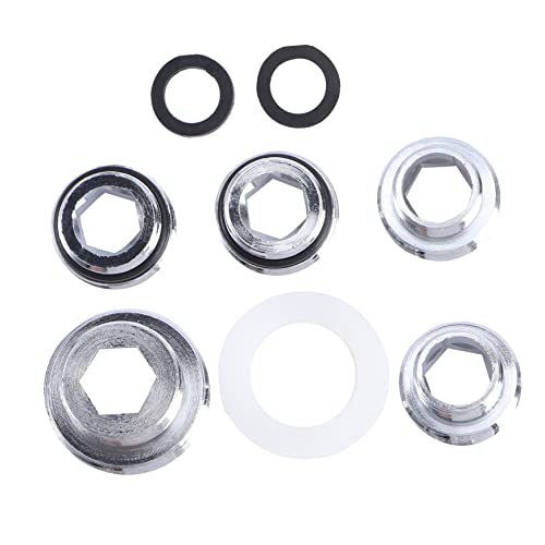 DECOMELODY 5 Stück Teiliges Kupfer Adapterset für Wasserhahnanschlüsse Adapter für Küchenspülen und Gartenschläuche Einfache Installation Langlebig und Auslaufsicher DECOMELODY 5 Stück Teiliges Kupfer Adapterset für Wasserhahnanschlüsse Adapter für Küchenspülen und Gartenschläuche Einfache Installation Langlebig und Auslaufsicher von DECOMELODY
