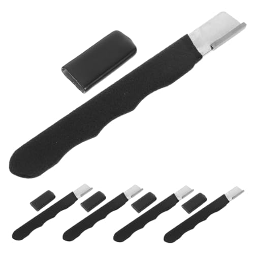DECOMELODY 5 Stück Teiliges Multifunktionales für Küchenmesser und Gartenscheren Tragbarer Kompakter Messerschärfer für Gartenscheren Heckenscheren Schnittwerkzeuge Langlebig und Einsetzbar von DECOMELODY