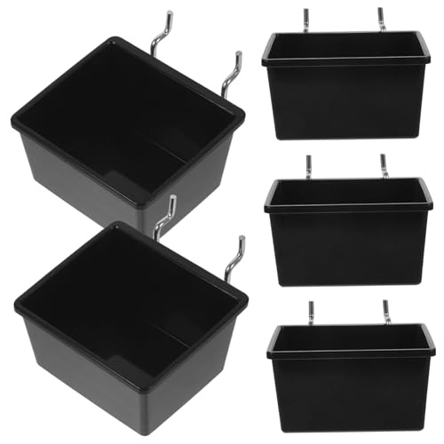 DECOMELODY 5 Stück Teiliges Pegboard Aufbewahrungsbox Robuste Wand organizer Behälter für Garage Werkstatt Installieren Hohe Tragfähigkeit Vielseitig für Werkzeug Teilelagerung von DECOMELODY
