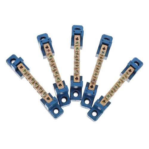 DECOMELODY 5 Stück Teiliges Verteilerklemmen Hochwertigem Messing Verzinkte Oberfläche Rostfrei und Langlebig Geeignet für Auto Boot für Verteilungs Anschlusskästen DECOMELODY 5 Stück Teiliges Verteilerklemmen Hochwertigem Messing Verzinkte Oberfläche Rostfrei und Langlebig Geeignet für Auto Boot für Verteilungs Anschlusskästen von DECOMELODY