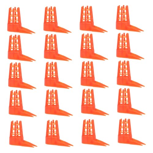 DECOMELODY 50 Stück Kunststoff Königinnenkäfig Bienenzucht Schutzkäfig Bienenzucht Werkzeug Langlebig Leicht zu Reinigen Imkerei Zubehör für Sichere Königinnenaufzucht von DECOMELODY