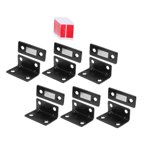 DECOMELODY 6 Sätze Magnetische Türschnäpper für Schranktüren Selbstklebende Magnete Bohrfreie Installation Starke Haltekraft für Möbel und Förmiges Design Schwarz DECOMELODY 6 Sätze Magnetische Türschnäpper für Schranktüren Selbstklebende Magnete Bohrfreie Installation Starke Haltekraft für Möbel und Förmiges Design Schwarz von DECOMELODY