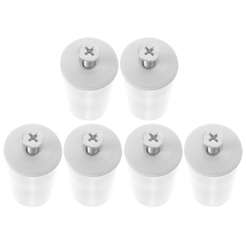 DECOMELODY 6 Stück Aluminium Jalousien Stopper Weiß Roller Shutter Ersatzteile Fensterrollo Zubehör Langlebig Einfach zu Montieren von DECOMELODY
