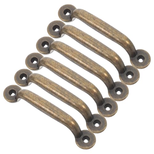DECOMELODY 6 Stück Antik Bronze Möbelgriffe Design für Schränke Einfache Montage für Küche und Schlafzimmer Robustes Metall für Langlebigkeit DECOMELODY 6 Stück Antik Bronze Möbelgriffe Design für Schränke Einfache Montage für Küche und Schlafzimmer Robustes Metall für Langlebigkeit von DECOMELODY
