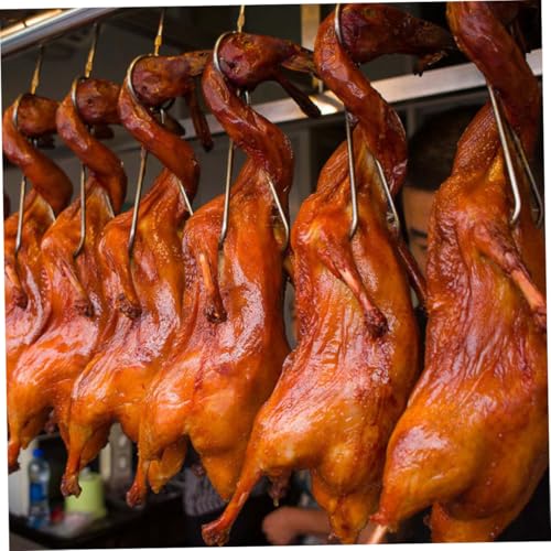 DECOMELODY 6 Stück Edelstahl Doppel Fleischhaken Durchmesser Rostfrei Haken zum Aufhängen von Geflügel und Bauchspeck zum Trocknen Räuchern und Grillen für Metzger und Fleischliebhaber DECOMELODY 6 Stück Edelstahl Doppel Fleischhaken Durchmesser Rostfrei Haken zum Aufhängen von Geflügel und Bauchspeck zum Trocknen Räuchern und Grillen für Metzger und Fleischliebhaber von DECOMELODY