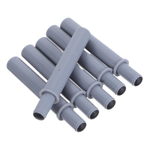 DECOMELODY 6 Stück Hydraulische Dämpfer für Schranktüren und Mülleimerdeckel Geräuschreduzierender Soft-close Dämpfer mit Verstecktem Design Sanfte und Kontrollierte Schließung für Möbel und von DECOMELODY