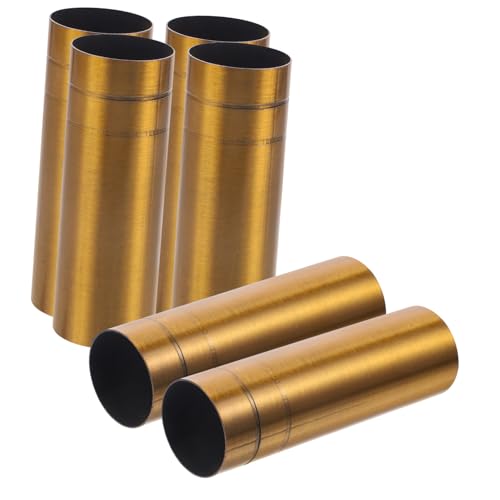 DECOMELODY 6 Stück Metall Kronleuchter Lampenfassung Schutzhülsen aus Eisen Robuste Kerzenhalter Abdeckungen für Deckenlampen Einfache Montage Langlebige Beleuchtungsteile Geeignet für von DECOMELODY