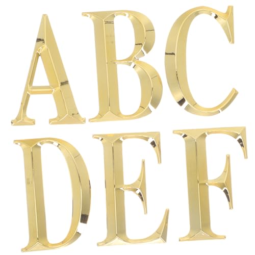 DECOMELODY 6 Stück Teiliges Briefkasten Buchstaben Selbstklebend Große Adressaufkleber aus Langlebigem Resin und Abs Praktische Hausnummern Türschild Dekoration für Büro Garage Hotel Ktv und DECOMELODY 6 Stück Teiliges Briefkasten Buchstaben Selbstklebend Große Adressaufkleber aus Langlebigem Resin und Abs Praktische Hausnummern Türschild Dekoration für Büro Garage Hotel Ktv und von DECOMELODY