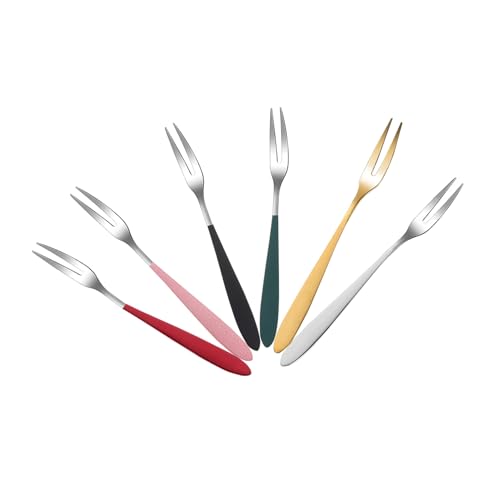 DECOMELODY 6 Stück Teiliges Dessertgabel aus Edelstahl Kleine Feine Kuchengabeln Vielseitig für Obst und Kuchen Ergonomisch Glatt und Komfortabel für Restaurant und Zuhause DECOMELODY 6 Stück Teiliges Dessertgabel aus Edelstahl Kleine Feine Kuchengabeln Vielseitig für Obst und Kuchen Ergonomisch Glatt und Komfortabel für Restaurant und Zuhause von DECOMELODY