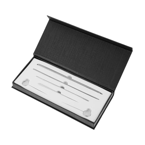 DECOMELODY 6 Stück Teiliges Edelstahl Schlangensonden Ergonomisch Vielseitig für Verschiedene Schlangenarten Langlebig Präzise Geschlechtsbestimmung für Reptilien und Kriechtiere von DECOMELODY