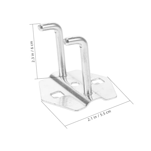 DECOMELODY 6 Stück Teiliges Metall Pegboard Haken Robuste Werkzeughalter für Lochwand Platzsparende Garage Lagerung Einfache Montage Stabile Aufhängung für Schlüssel Schmuck und Werkzeuge von DECOMELODY