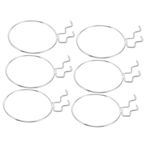 DECOMELODY 6 Stück Teiliges Schwereisen Pegboard Haken Robuste Lochwandhaken aus Einfache Installation Vielseitig für Werkstatt Garage Supermarkt und Home-organizer von DECOMELODY