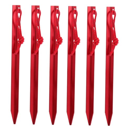 DECOMELODY 6 Stück Teiliges Stabile Aluminium Zelt Heringe Verstellbare Dreieckige Erdnägel mit Mehrfachzinken Rostfrei Leicht für Outdoor Camping Zelte Pavillons Diverse Böden Geeignet DECOMELODY 6 Stück Teiliges Stabile Aluminium Zelt Heringe Verstellbare Dreieckige Erdnägel mit Mehrfachzinken Rostfrei Leicht für Outdoor Camping Zelte Pavillons Diverse Böden Geeignet von DECOMELODY