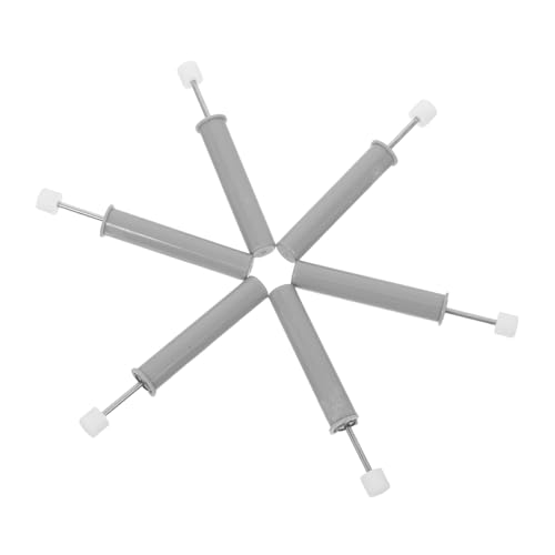 DECOMELODY 6 Stück Teiliges Trash Can Lid Soft-close Mechanismus Geräuschreduzierender Müllbehälter Dämpfer Hydraulischer Stoßdämpfer für Sanftes Schließen Einfache Montage Ersatzteil für von DECOMELODY