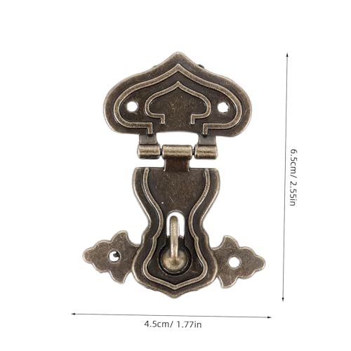 DECOMELODY 6 Stück Vintage Geschenkbox Schnalle Kleine Zinklegierung Hasp Verschluss für Schmuckkasten Holzbox Einfache Montage Praktische Boxverschluss DECOMELODY 6 Stück Vintage Geschenkbox Schnalle Kleine Zinklegierung Hasp Verschluss für Schmuckkasten Holzbox Einfache Montage Praktische Boxverschluss von DECOMELODY