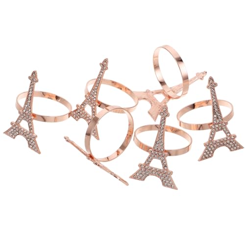 DECOMELODY 6 Stück Wiederverwendbare Serviettenringe aus Langlebiger Legierung Stilvolle Napkin Buckles im Modischen Roségold Stilvolle Tischdeko für Hotel und Zuhause DECOMELODY 6 Stück Wiederverwendbare Serviettenringe aus Langlebiger Legierung Stilvolle Napkin Buckles im Modischen Roségold Stilvolle Tischdeko für Hotel und Zuhause von DECOMELODY