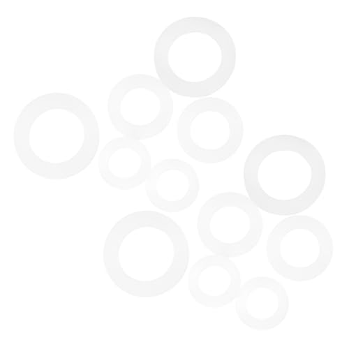 DECOMELODY 60 Stück Teiliges Dichtungsring Flachdichtungen für Duschbrause Schlauch Wasserrohr Abdichtung Langlebig und Vielseitig für Sanitärinstallation von DECOMELODY