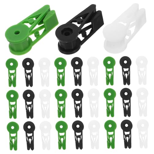 DECOMELODY 60 Stück Teiliges Verstellbare Pflanzenclips Drehbar Pflanzentrainer Kunststoff Stielstütze für Zweigbiegen und Gesundes Pflanzenwachstum Gartenpflanzen Gemüse Blumen von DECOMELODY