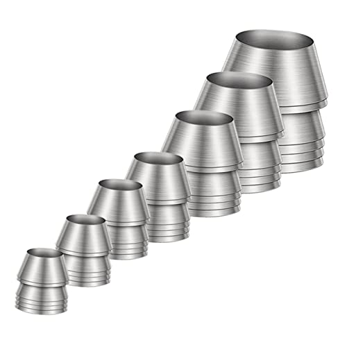DECOMELODY 7 Stück Teiliges Metallkeil Hammerkeile Ersatzkeile aus Robustem Eisen für Sichere und Verstärkung von Hammerstielen Langlebig Installieren für Reparatur und Handwerk von DECOMELODY