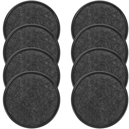 DECOMELODY 8 Stück Möbelgleiter für Fußboden und Teppichschutz Runde Untersetzer für Stuhlbeine Rutschfeste Möbelpads Einsetzbar für Hartholzböden und Teppiche von DECOMELODY