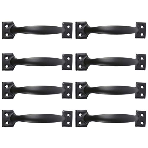 DECOMELODY 8 Stück Schwarz Lackierte Bogen Möbelgriffe Vintage Türgriffe für Schrank Kommode und Schublade Praktische und Stilvolle Lösung für Ihr Zuhause DECOMELODY 8 Stück Schwarz Lackierte Bogen Möbelgriffe Vintage Türgriffe für Schrank Kommode und Schublade Praktische und Stilvolle Lösung für Ihr Zuhause von DECOMELODY