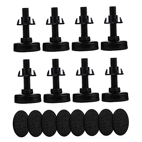 DECOMELODY 8 Stück Teiliges Höhenverstellbare Möbelfüße Nivellierfüße für Tische Schränke und Sofas Carbonstahl Hohe Tragfähigkeit DECOMELODY 8 Stück Teiliges Höhenverstellbare Möbelfüße Nivellierfüße für Tische Schränke und Sofas Carbonstahl Hohe Tragfähigkeit von DECOMELODY
