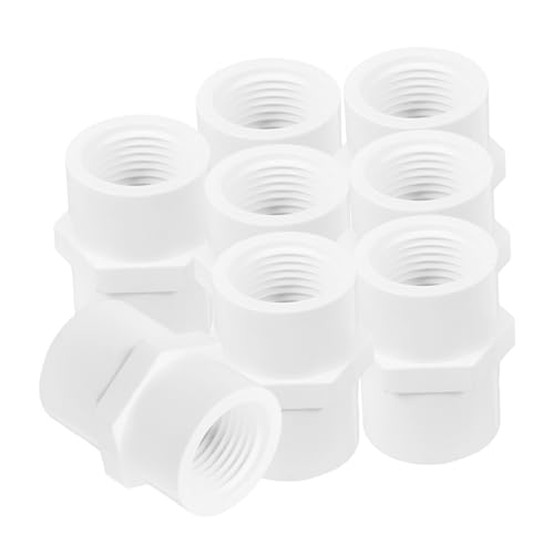DECOMELODY 8 Stück Teiliges PVC Innengewinde Weiß Ansi Vielseitig für Gartenbewässerung Swimmingpools Kaltwasserleitungen Einfache Installation aus Robustem PVC Kompatibel mit Rv Pump DECOMELODY 8 Stück Teiliges PVC Innengewinde Weiß Ansi Vielseitig für Gartenbewässerung Swimmingpools Kaltwasserleitungen Einfache Installation aus Robustem PVC Kompatibel mit Rv Pump von DECOMELODY