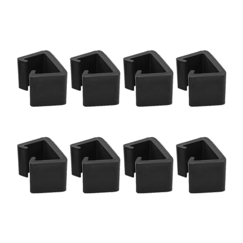 DECOMELODY 8 Stück Teiliges Rattan Möbel Clips für Gartenmöbel Starke Befestigungselemente für Outdoor Sofas Hitzebeständige Möbelverbinder für Rattanstühle und Loungemöbel von DECOMELODY